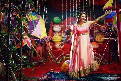 In pictures: Bride-to-be Divyanka Tripathi looks drop dead gorgeous at pre-wedding ceremonies
