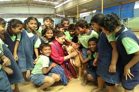 At this Bengaluru school, Bianca the dog teaches children life lessons