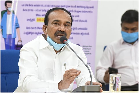 Health Minister Eatala Rajender accuses activists of politicizing the COVID-19 crisis