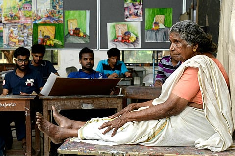 They are old, wrinkled, and modelling in a Kerala college