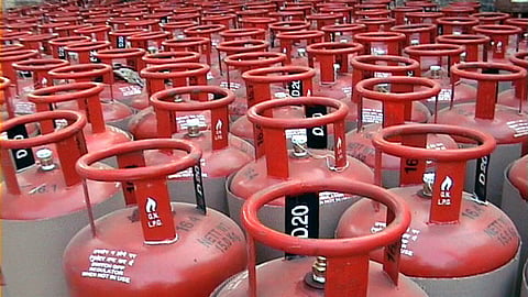 Representative image of LPG gas cylinders