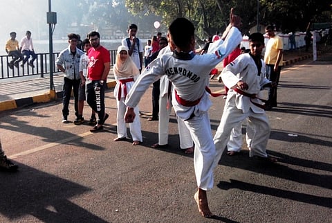 Thane takes to music and exercise to mark second 'Happy Streets'