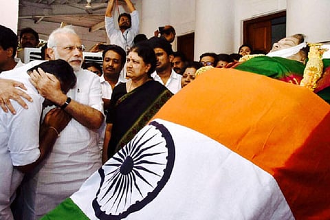 PM Modi should not unveil portrait of ‘convict’ Jayalalithaa in Assembly, cry TN opposition