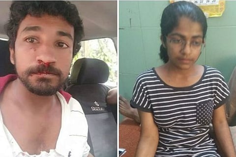 Kerala couple attacked by protesters for defying hartal called by right-wing groups
