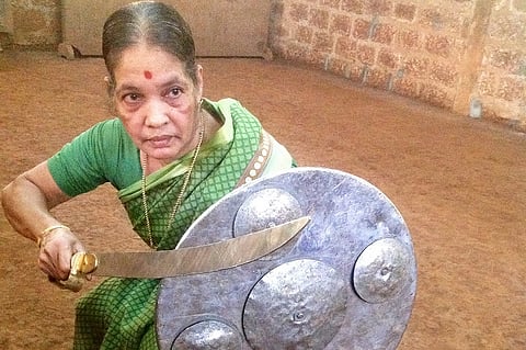 Defying age with a sword: Meenakshi Gurrukkal, Kerala’s grand old Kalaripayattu dame