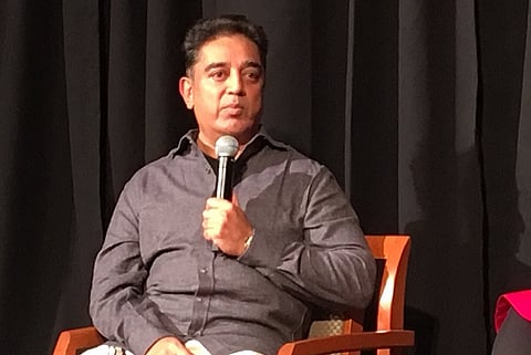 ‘If Rajini’s hue is saffron, then alliance unlikely’: Kamal at Harvard