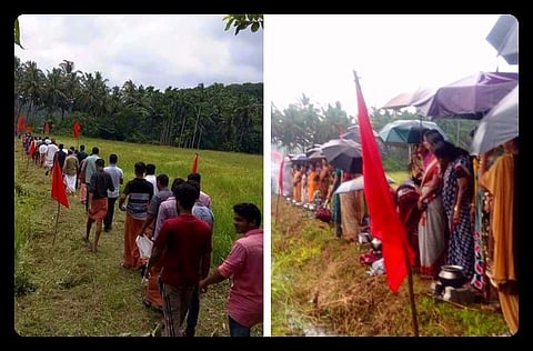 Communist village in Kerala protests govt move to acquire paddy fields for road project