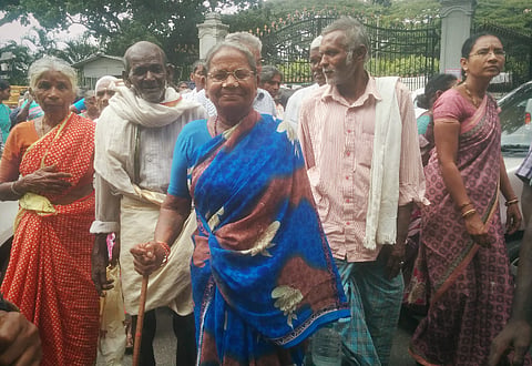 No celebration on Elders day: Senior citizens in Bengaluru demand regular pension and mid-day meals