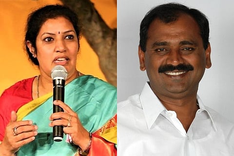 BJP president Purandeshwari and TTD chairman Bhumana