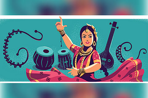 Google doodle celebrates Kathak legend Sitara Devi's birthday