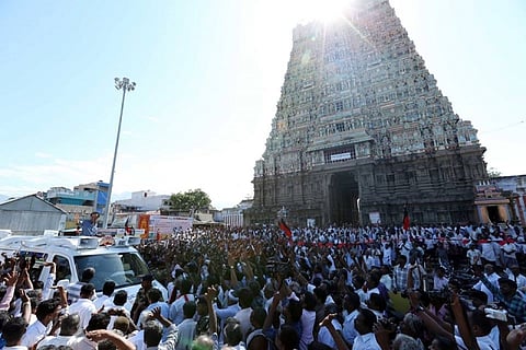 A historic debate is afoot in the Dravidian movement: Is DMK trying to project a ‘pro-Hindu’ image?