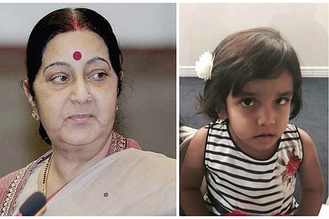 Sushma Swaraj seeks investigation in Sherin Mathews adoption