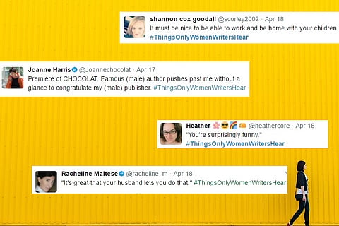 'So you're a mommy blogger' and other ridiculous #ThingsOnlyWomenWritersHear