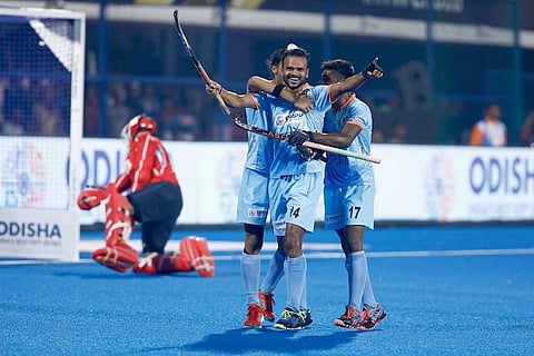 India start hockey World Cup campaign in style, hammer South Africa in opener