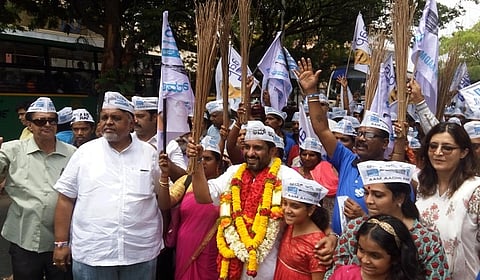 AAP convener Prithvi Reddy to take on Cong heavyweight KJ George in Sarvagnanagara