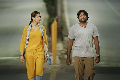 Trisha and Vijay Sethupathi in a screengrab from 96