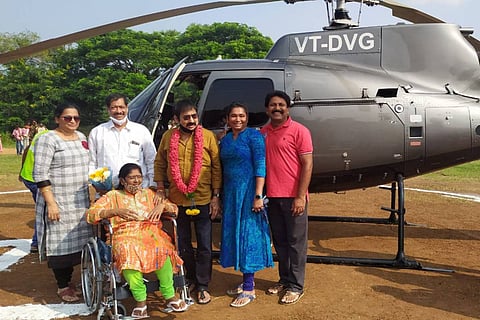 Helicopter that landed without permit in AP