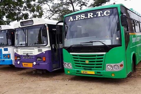 APSRTC contract workers laid off reportedly through a whatsapp text message