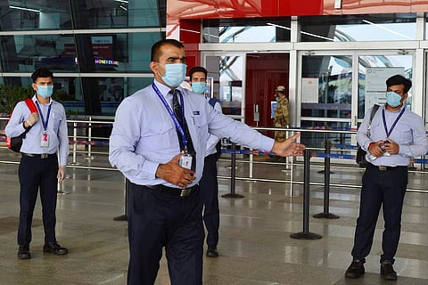 Airport entry check