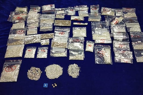 Diamonds worth Rs 2.25 crore seized at Chennai airport