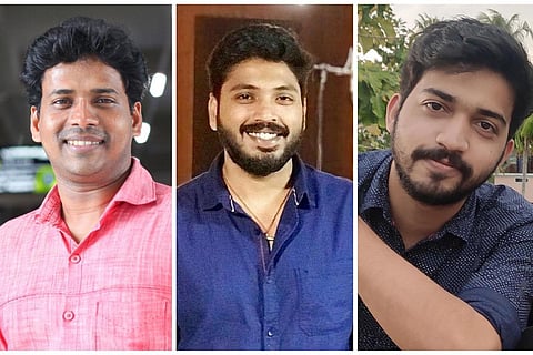 Collage of Ajithkumar, Ajay and John