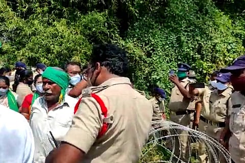 Protests on 600th day of Save Amaravati agitation