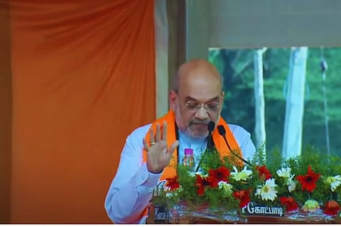 Amit Shah sets target of 25 Lok Sabha seats for BJP from Tamil Nadu