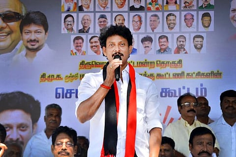 DMK MLA Anbil Mahesh