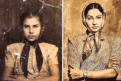 Andrea and her grandmother Heather