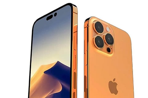 iPhone 14 in gold colour