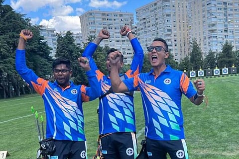 Indian men's recurve team
