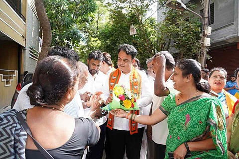 Aswath Narayan campaigning