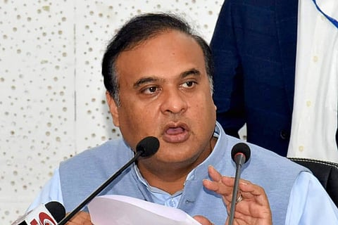 Assam Chief Minister Himantha Biswa Sarma who was booked by Hyderabad police for his comments on Rahul Gandhi
