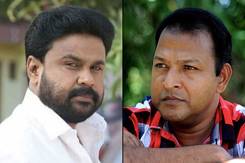 A collage of Dileep and Balachandrakumar
