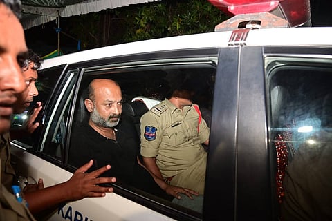 BJP president Bandi Sanjay detained for alleged involvement in SSC paper ‘leak’