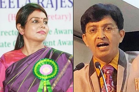 IAS officers Beela Rajesh and J Radhakrishnan