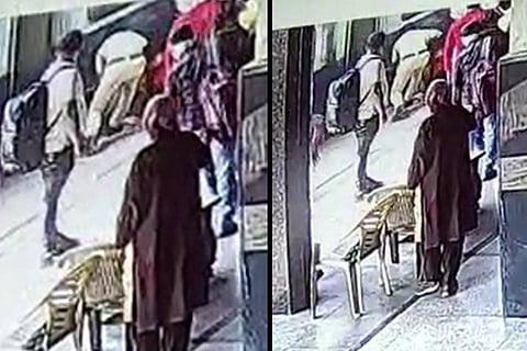 Begumpet Railway station CCTV footage