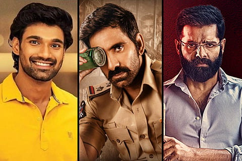 Actors Bellamkonda Sai Srinivas, Ravi Teja and Ram