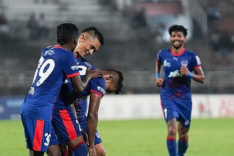 Chhetri take Bengaluru FC to final with 2-0 win over Jamshedpur FC