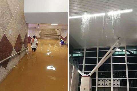 Flooding in Sir M Visvesvaraya Railway Terminal in Bengaluru’s Byappanahalli