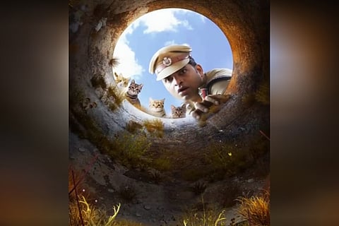 Vinay Forrt as a police man.