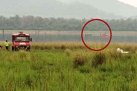The site where the boat capsized