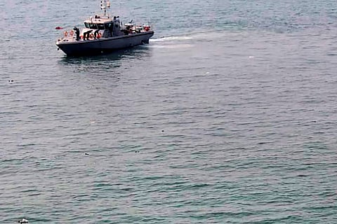 Representative image of a boat in the Arabian Sea