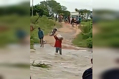 The incident took place on Saturday under the Kondurgu Police station limits in the Cyberabad commissionerate of Hyderabad.
