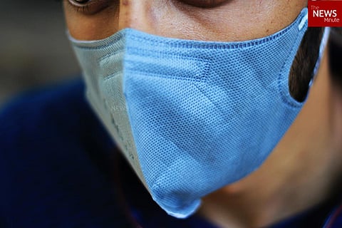 Person in mask