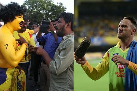 CSK's 'super fan' assaulted, shoes thrown into stadium by protesters in Chennai