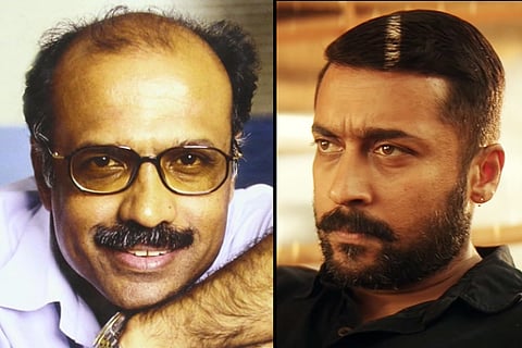 Captain GR Gopinath and Suriya collage