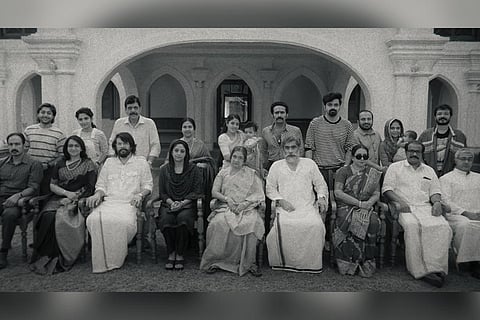 Family Photo scene in Malayalam film Bheeshma Parvam