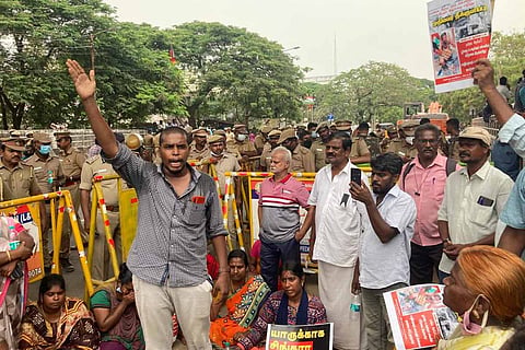 Govindasamy Nagar protests by residents