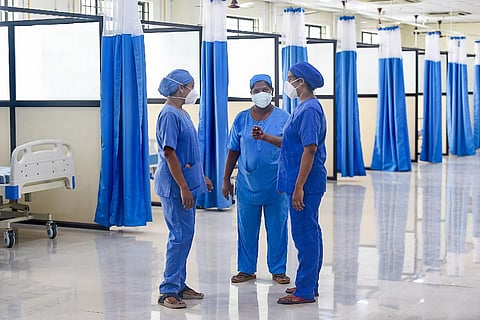 Frontline workers in India amid the coronavirus pandemic